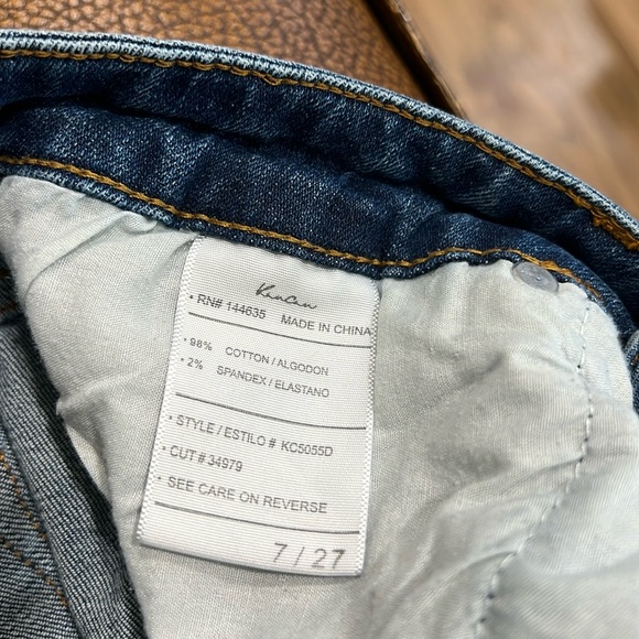 Like New Kancan LA Stone Washed Distressed Styled Holes Stretch Jeans 98% Cotton - Picture 7 of 8